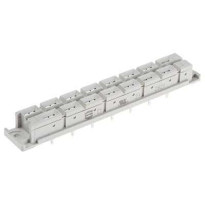 HARTING 15 Way 10.16mm Pitch, Type H15 Class C1, 2 Row, Straight DIN 41612 Connector, Socket