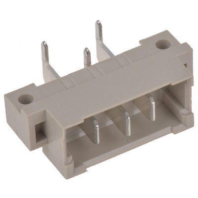 Harting 3 Way 10.16mm Pitch, 1 Row, Right Angle DIN 41612 Connector, Plug