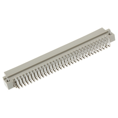 Harting 96 Way 2.54mm Pitch, Type C Class C2, 3 Row, Right Angle DIN 41612 Connector, Plug