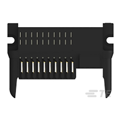 TE Connectivity 2.75mm Pitch Backplane Connector, Female, Right Angle, 5 Row, 85 Way
