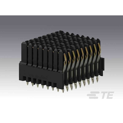 TE Connectivity, MULTIGIG RT 2-R 1.8mm Pitch High Speed Backplane Connector, Female, Vertical, 8 Column, 9 Row, 72 Way,