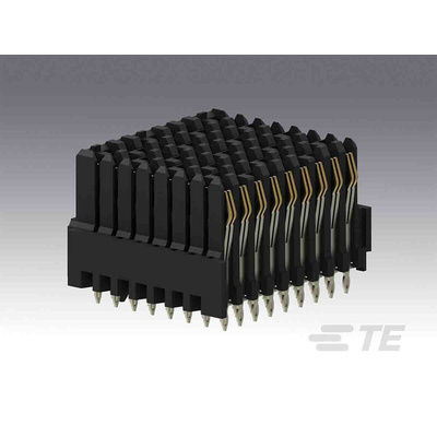 TE Connectivity, MULTIGIG RT 2 1.8mm Pitch High Speed Hard Metric High Speed Backplane Connector, Straight, 8 Column, 9