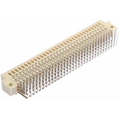 HARTING har-bus 64 160 Way 2.54mm Pitch, Type Shrouded Header, 5 Row, Right Angle DIN 41612 Connector, Plug