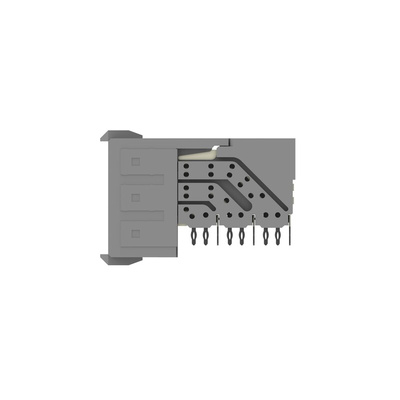 TE Connectivity High Speed High Speed Backplane Connector, Receptacle, 10 Column, 6 Row, 60 Way