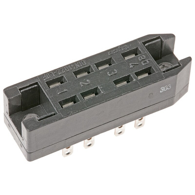 TE Connectivity RP622 8 Way, Straight Rectangular Connector, Socket