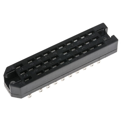 TE Connectivity RP622 30 Way, Straight Rectangular Connector, Socket