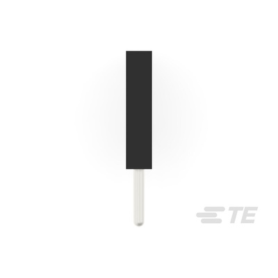 TE Connectivity, ICCON 6mm Pitch Power Backplane Power Connector, PIN, Right Angle, 1 Column, 1 Row, 2 Way, 2367