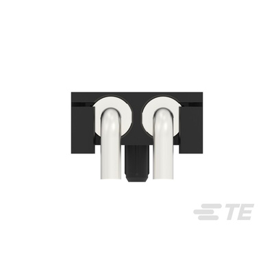 TE Connectivity, ICCON 6mm Pitch Power Backplane Power Connector, Socket, Right Angle, 2 Column, 1 Row, 2 Way, 2367