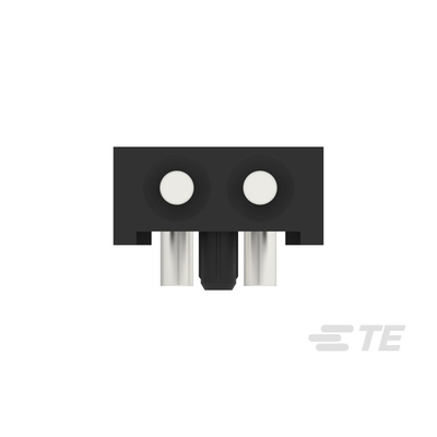 TE Connectivity, ICCON 6mm Pitch Power Backplane Power Connector, Socket, Right Angle, 2 Column, 1 Row, 2 Way, 2367