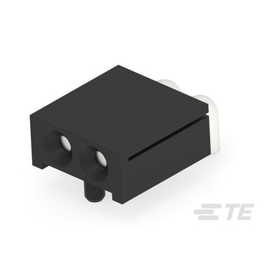 TE Connectivity, ICCON 6mm Pitch Power Backplane Power Connector, Socket, Right Angle, 2 Column, 1 Row, 2 Way, 2367