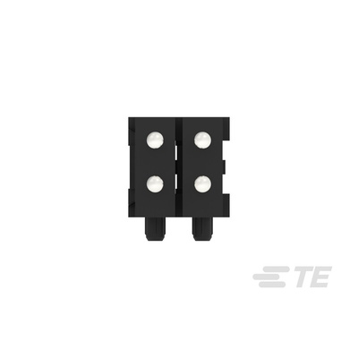 TE Connectivity, ICCON 6.6mm Pitch Power Backplane Power Connector, PIN, Right Angle, 2 Column, 2 Row, 4 Way, 2379