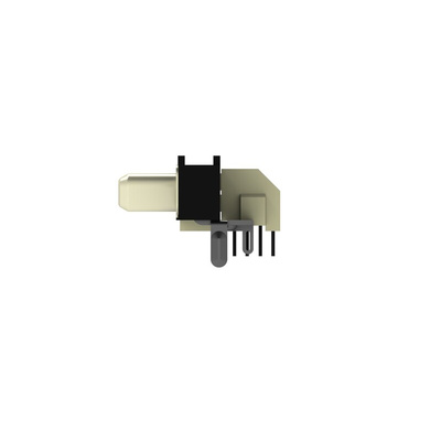 TE Connectivity, 6658751 0.8mm Pitch Connector Backplane Connector, Receptacle, Right Angle, 4 Row, 50 Way, 6658751
