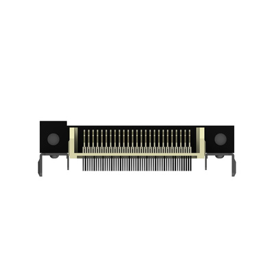 TE Connectivity, 6658751 0.8mm Pitch Connector Backplane Connector, Receptacle, Right Angle, 4 Row, 50 Way, 6658751