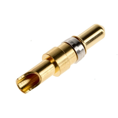 RS PRO , Straight , Male Gold , Copper Alloy , Backplane Connector Contact