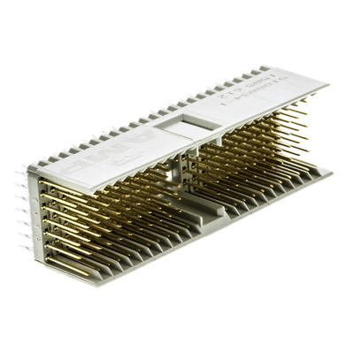 TE Connectivity, Z-PACK HM 2mm Pitch Hard Metric Type A Backplane Connector, Male, Straight, 22 Column, 7 Row, 154 Way