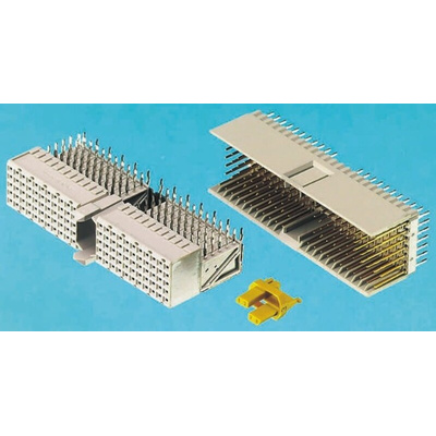 TE Connectivity, Z-PACK HM 2mm Pitch Hard Metric Type B Backplane Connector, Male, Straight, 22 Column, 7 Row, 154 Way