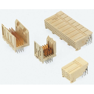 TE Connectivity, Z-PACK 2mm Pitch Futurebus+ Backplane Connector, Male, Straight, 4 Row, 48 Way