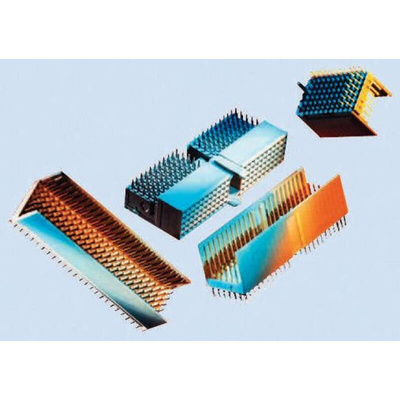HARTING, har-bus HM 2mm Pitch Hard Metric Type B Backplane Connector, Female, Right Angle, 25 Column, 5 Row, 125 Way