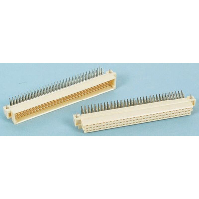 Harting 64 Way 2.54mm Pitch, Type C Class C2, 2 Row, Right Angle DIN 41612 Connector, Plug