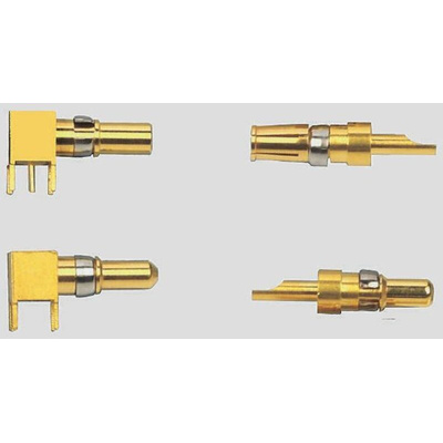 RS PRO , Male Gold , Copper Alloy , Backplane Connector Contact