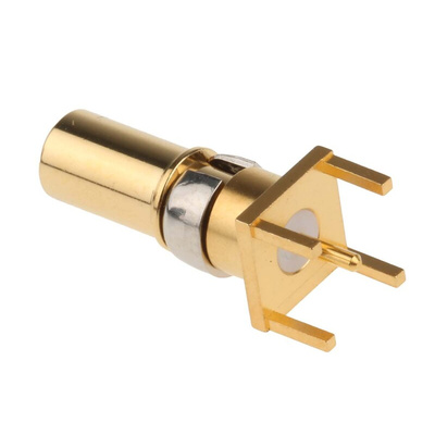 RS PRO , Straight , Male Gold , Copper Alloy , Backplane Connector Contact