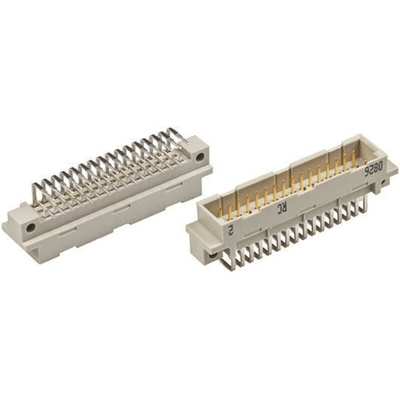 RS PRO 48 Way 2.54mm Pitch, Type C/2, 3 Row DIN 41612 Connector, Socket