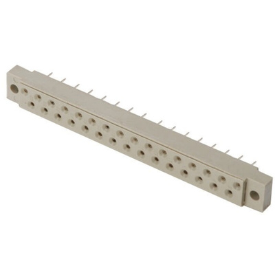 ASSMANN WSW 5mm Pitch 21 Way 2 Row Straight Female DIN 41617 Connector, Solder Termination, 2A
