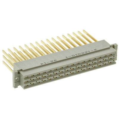 TE Connectivity Eurocard 48 Way 5.08mm Pitch, Type F Class C1, 3 Row, Straight DIN 41612 Connector, Socket