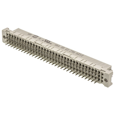 HARTING 96 Way 2.54mm Pitch, Type C Class C2, 3 Row, Straight DIN 41612 Connector, Socket