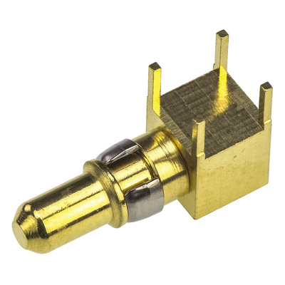 TE Connectivity DIN 41612 , Right Angle , Male Gold, Palladium , Brass , Backplane Connector Contact