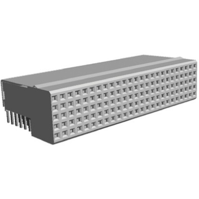 TE Connectivity, Z-PACK HM 2mm Pitch Hard Metric Type B Backplane Connector, Female, Right Angle, 25 Column, 5 Row, 125