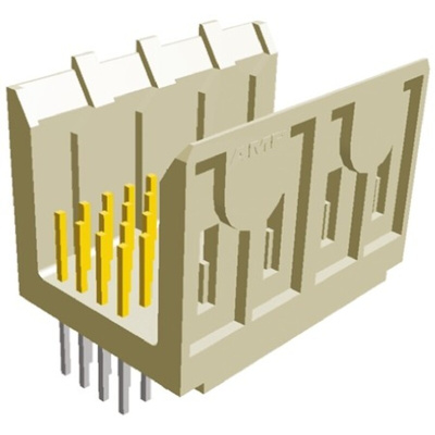 TE Connectivity, Z-PACK 2mm Pitch Backplane Connector, Straight, 4 Row, 48 Way