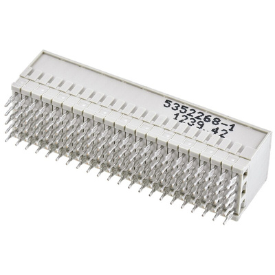TE Connectivity, Z-PACK HM 2mm Pitch Hard Metric Type B Backplane Connector, Female, Straight, 22 Column, 5 Row, 110