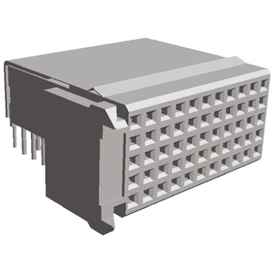 TE Connectivity, Z-PACK HM 2mm Pitch Hard Metric Type C Backplane Connector, Female, Right Angle, 11 Column, 5 Row, 55