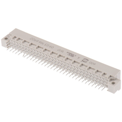 HARTING 96 Way 2.54mm Pitch, Type C Class C2, 3 Row, Straight DIN 41612 Connector, Plug