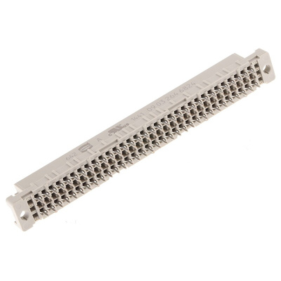 HARTING 64 Way 2.54mm Pitch, Type C Class C2, 3 Row, Straight DIN 41612 Connector, Socket