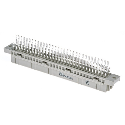 HARTING 09 03 96 Way 2.54mm Pitch, Type C Class C2, 3 Row, Straight DIN 41612 Connector, Socket