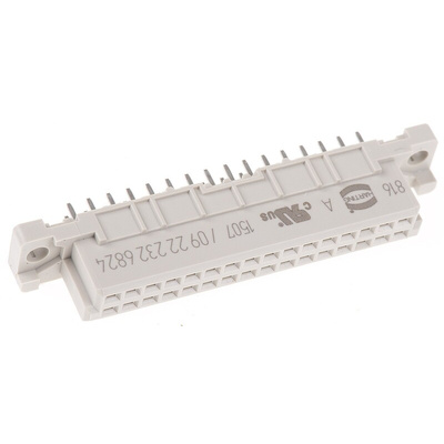 Harting 09 22 32 Way 2.54mm Pitch, Type 2B Class C2, 2 Row, Straight DIN 41612 Connector, Socket