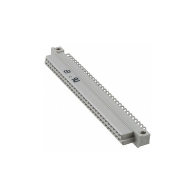 HARTING 09 72 64 Way 2.54mm Pitch, Type Q Class C2, 2 Row, Right Angle DIN 41612 Connector, Socket