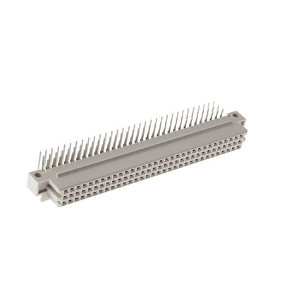 HARTING 09 73 96 Way 2.54mm Pitch, Type R Class C3, 3 Row, Right Angle DIN 41612 Connector, Socket