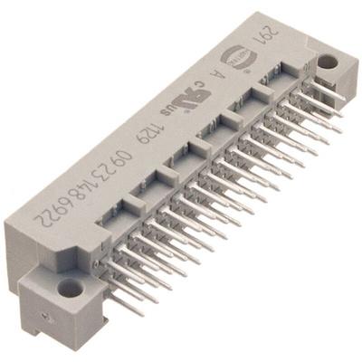 Harting 09 23 48 Way 2.54mm Pitch, Type 2C Class C2, 3 Row, Straight DIN 41612 Connector, Plug