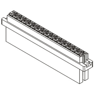 Harting 09 04 32 Way 5.08mm Pitch, Type D, 2 Row, Straight DIN 41612 Connector, Socket