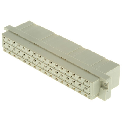 Harting 09 05 48 Way 5.08mm Pitch, Type E, 3 Row, Straight DIN 41612 Connector, Socket