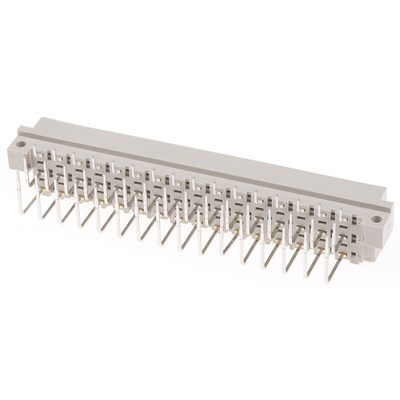 HARTING 09 05 48 Way 5.08mm Pitch, Type E Class C2, 3 Row, Right Angle DIN 41612 Connector, Plug