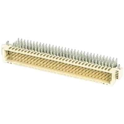 HARTING har-bus 64 160 Way 2.54mm Pitch, Type Shrouded Header, 5 Row, Right Angle DIN 41612 Connector, Plug