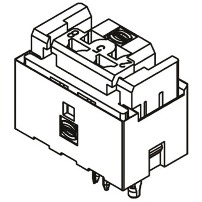 Harting, Mini Coax 4.4 mm, 6.25 mm, 7.64 mm Pitch Mini Coax Backplane Connector, Female, Straight, 5 Row, 2 Way