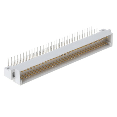 Harting DIN 41612 64 Way 2.54mm Pitch, Right Angle DIN 41612 Connector, Plug