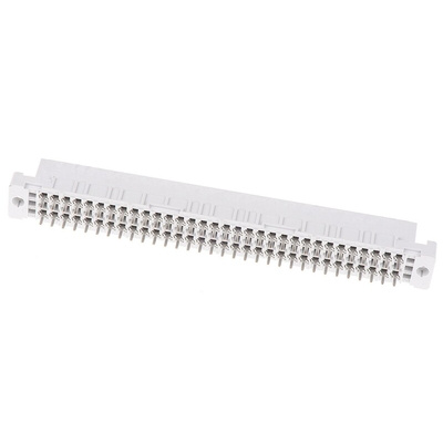 HARTING DIN 41612 64 Way 2.54mm Pitch, Straight Rectangular Connector, Socket