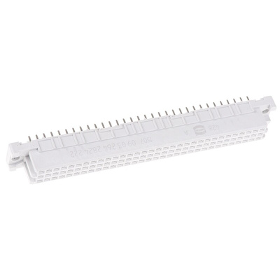 HARTING DIN 41612 64 Way 2.54mm Pitch, Straight Rectangular Connector, Socket
