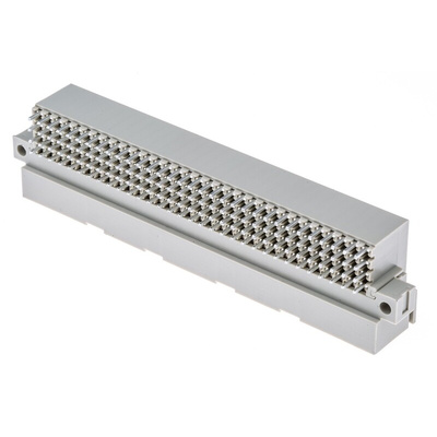 ERNI ERNIPRESS 128 Way 2.54mm Pitch, Type CD Class C2, 4 Row, Right Angle DIN 41612 Connector, Plug